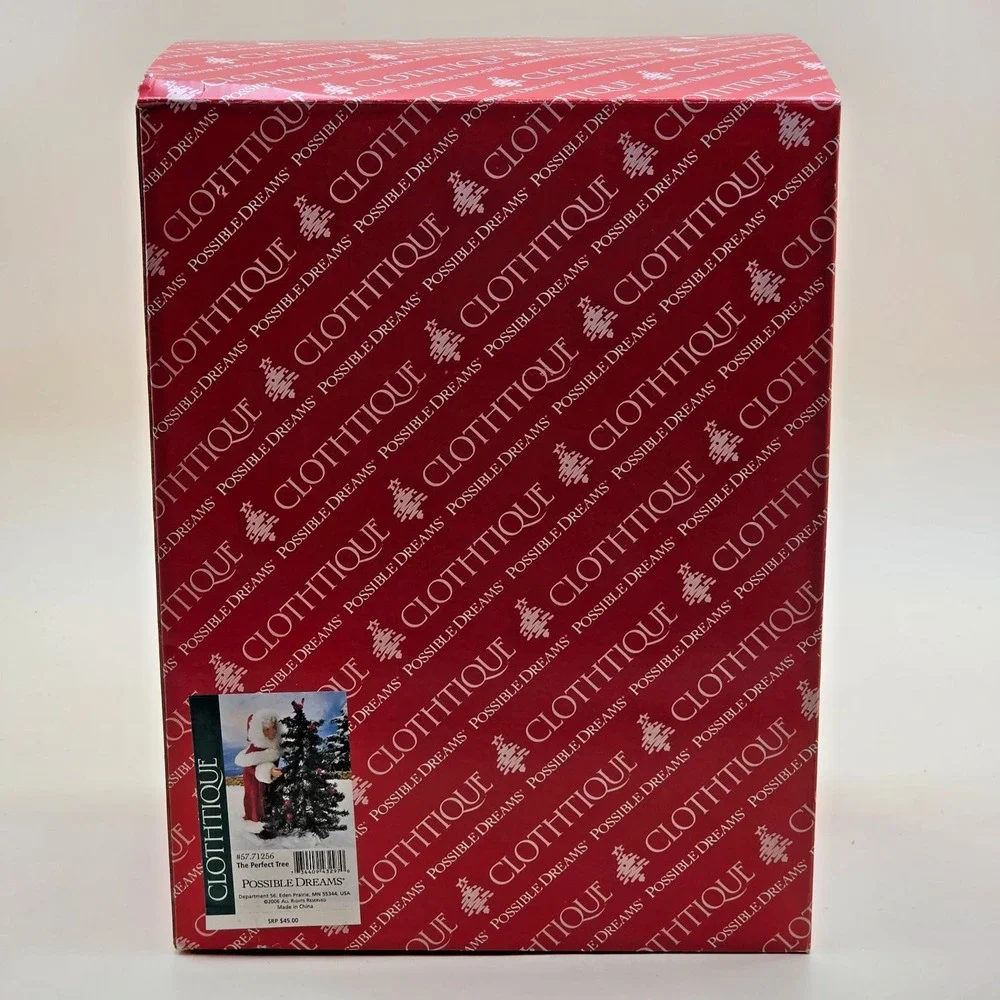 Dept 56 Possible Dreams The Perfect Tree Mrs Claus Clothtique Rare in Box 2006